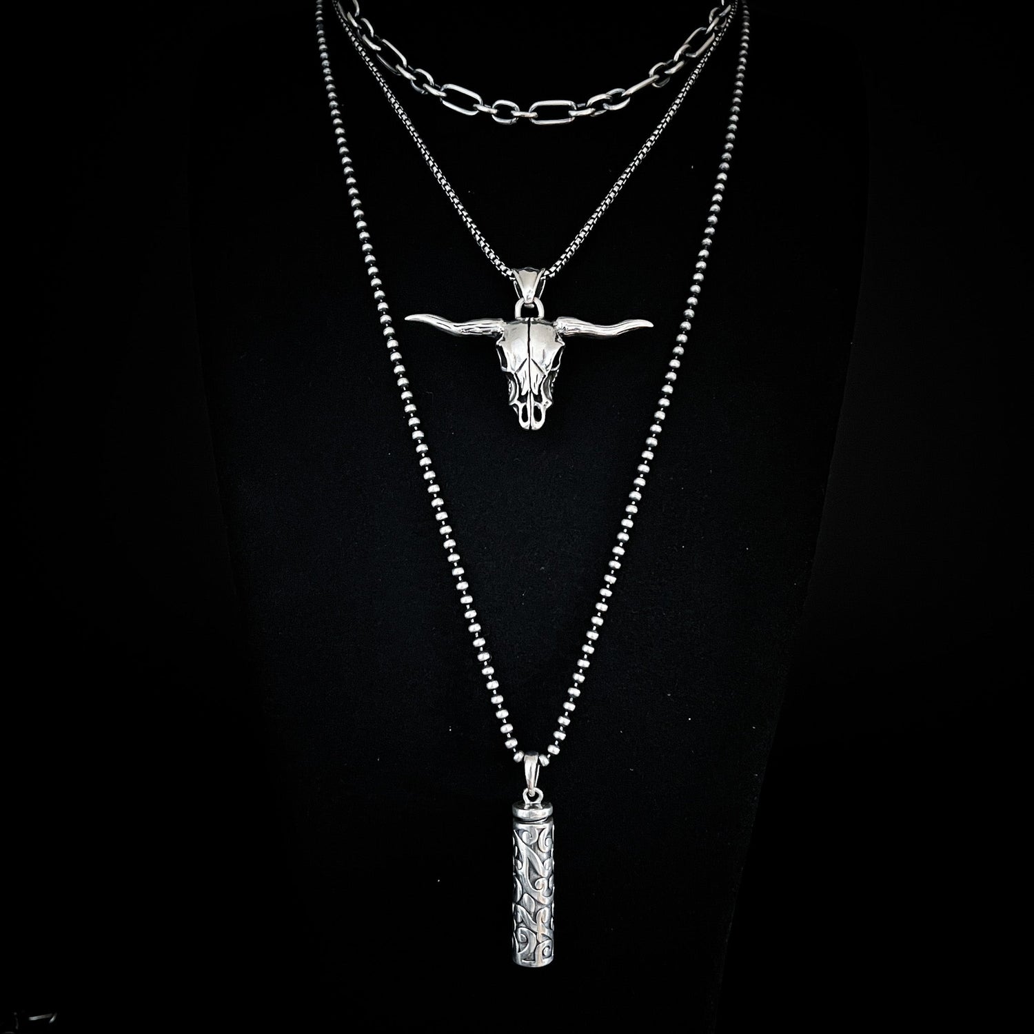 The RECKONING DAY collection. Sterling silver pendants For final acts, not final exits!