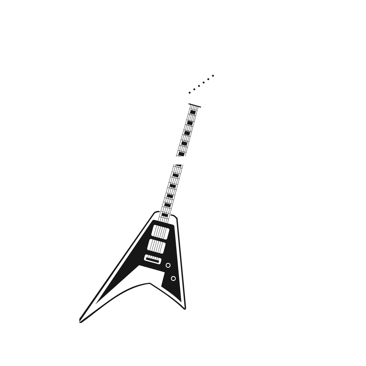 ROCKSTAR★REFINEMENTS™ R logo with electric guitar — LATEST RELEASES collection