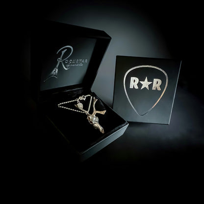 HORNOGRAPHY skull pendant in ROCKSTAR★REFINEMENTS box