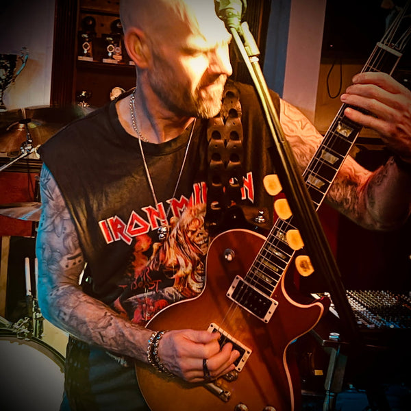 Artist wearing Rockstar Refinements jewellery