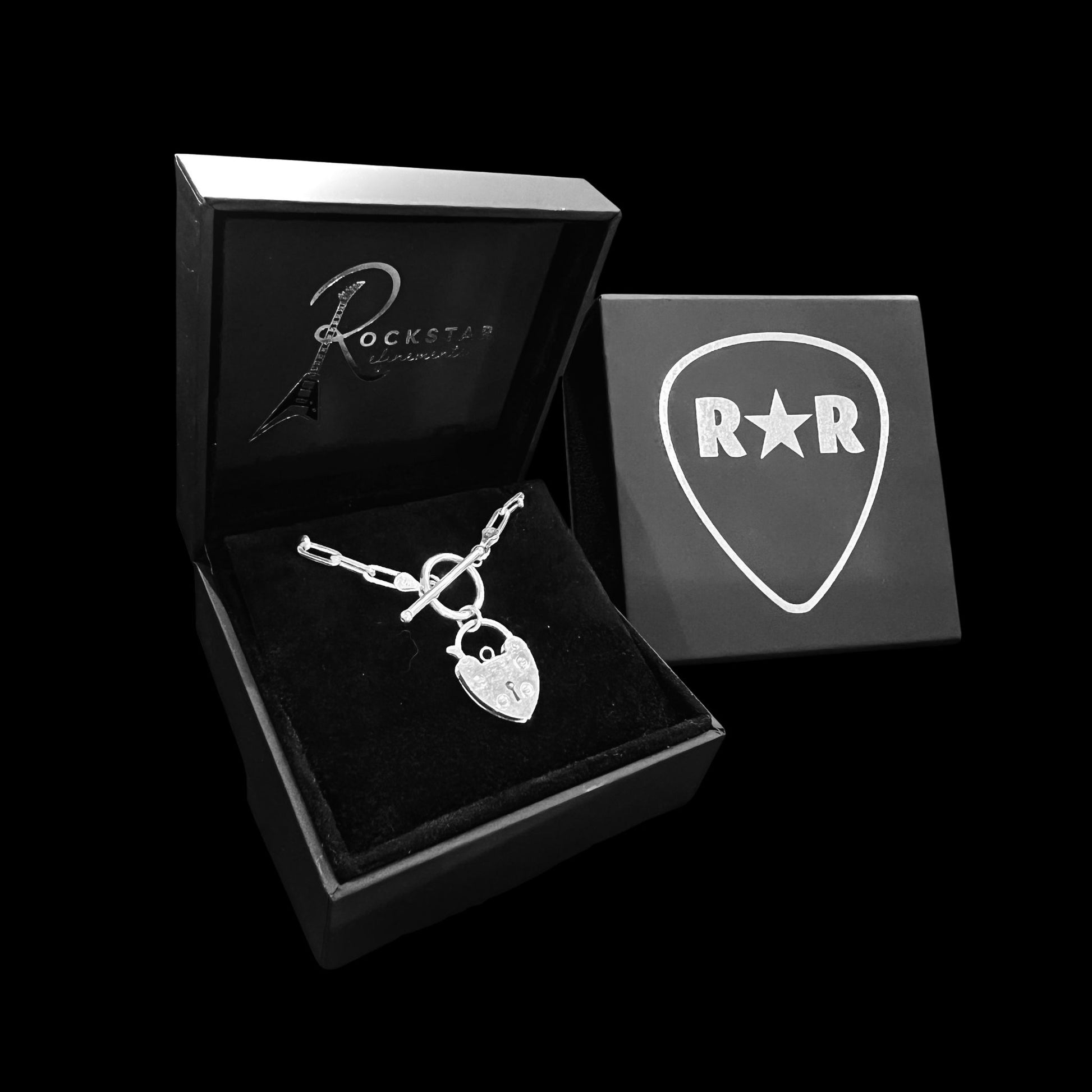 ACCESS DENIED in premium ROCKSTAR★REFINEMENTS branded jewellery box.