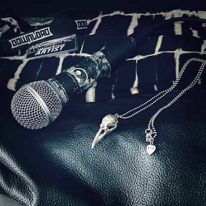 CROW'D CONTROL on a artist's stage clothes with microphone