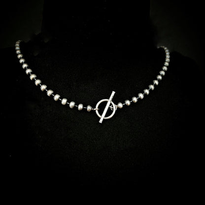 LAYER SLAYER 5mm ball chain in an oxidised finish