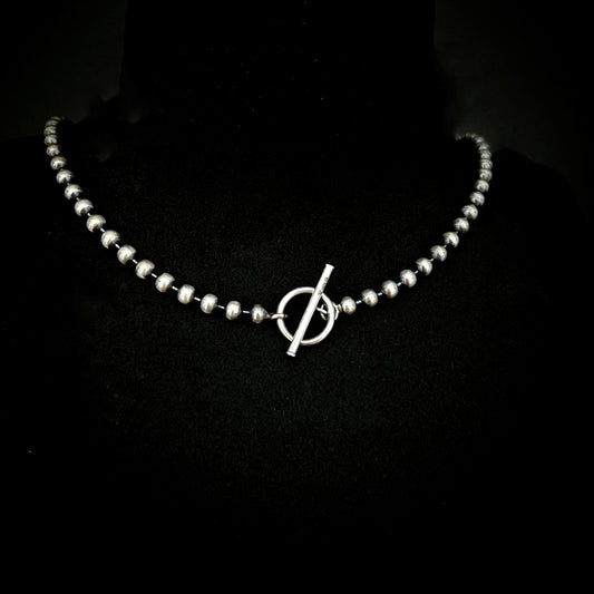 LAYER SLAYER 5mm ball chain in an oxidised finish