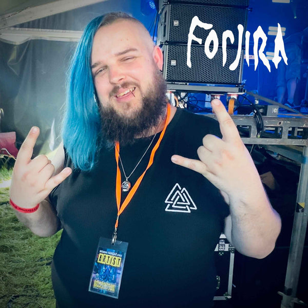 Artist wearing Rockstar Refinements jewellery