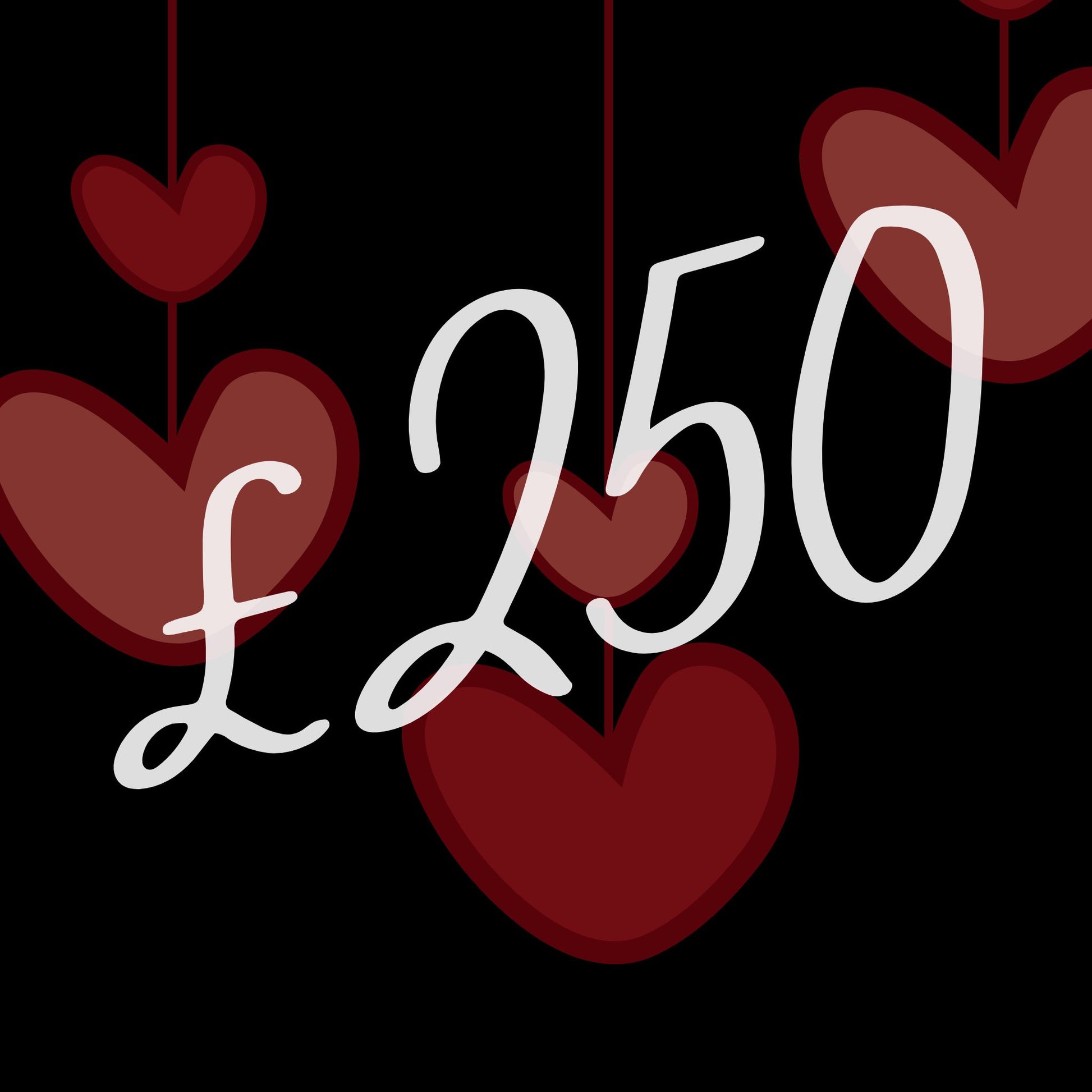 Gift voucher denomination — £250 ROCKSTAR★REFINEMENTS