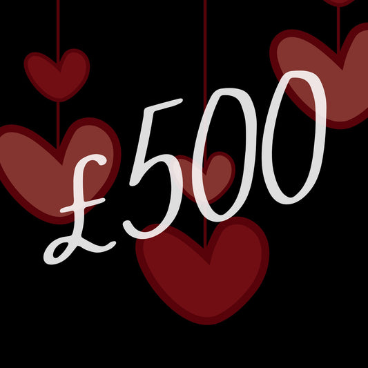 Gift voucher denomination — £500 ROCKSTAR★REFINEMENTS