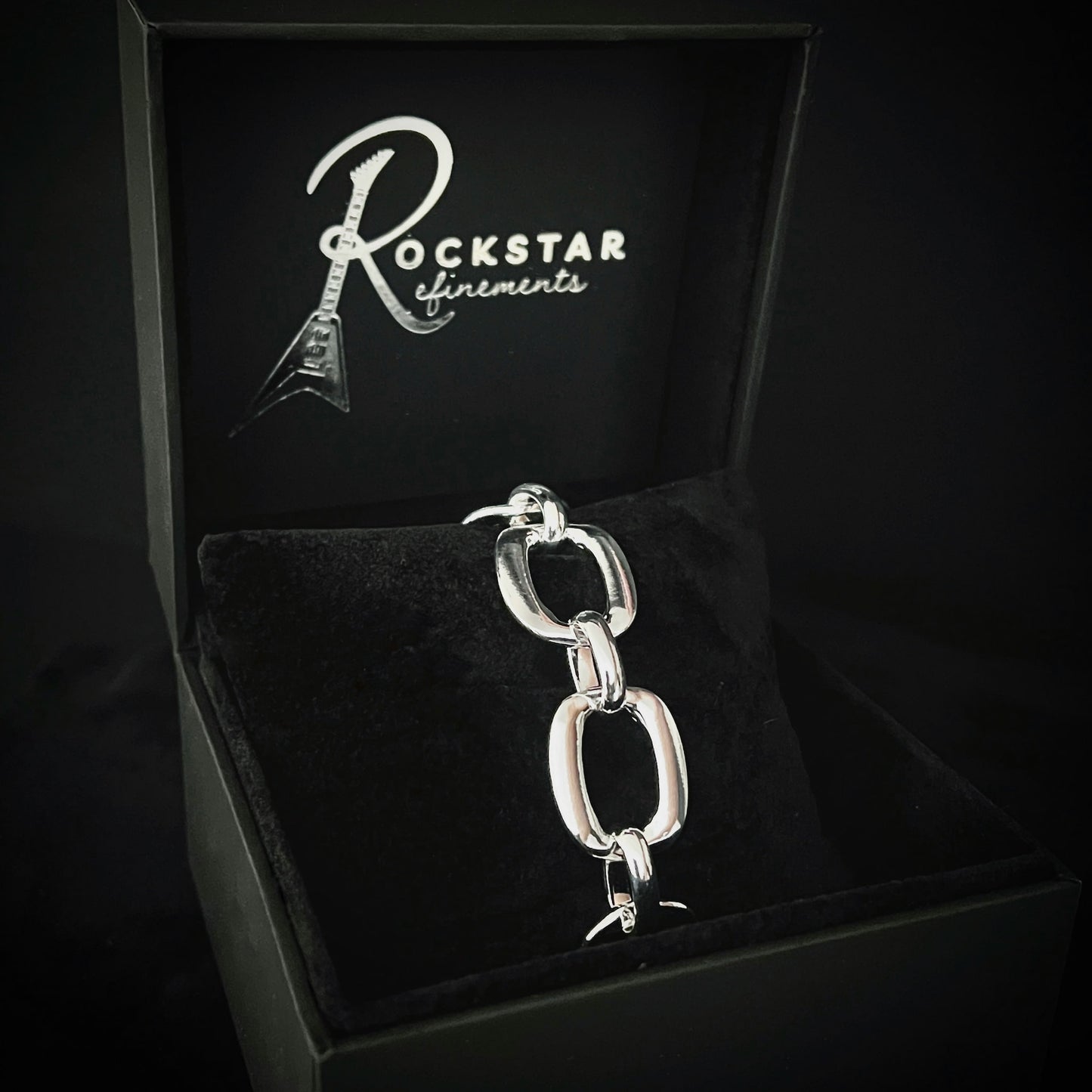 Showstopper sterling silver bracelet in ROCKSTAR★REFINEMENTS™ presentation box