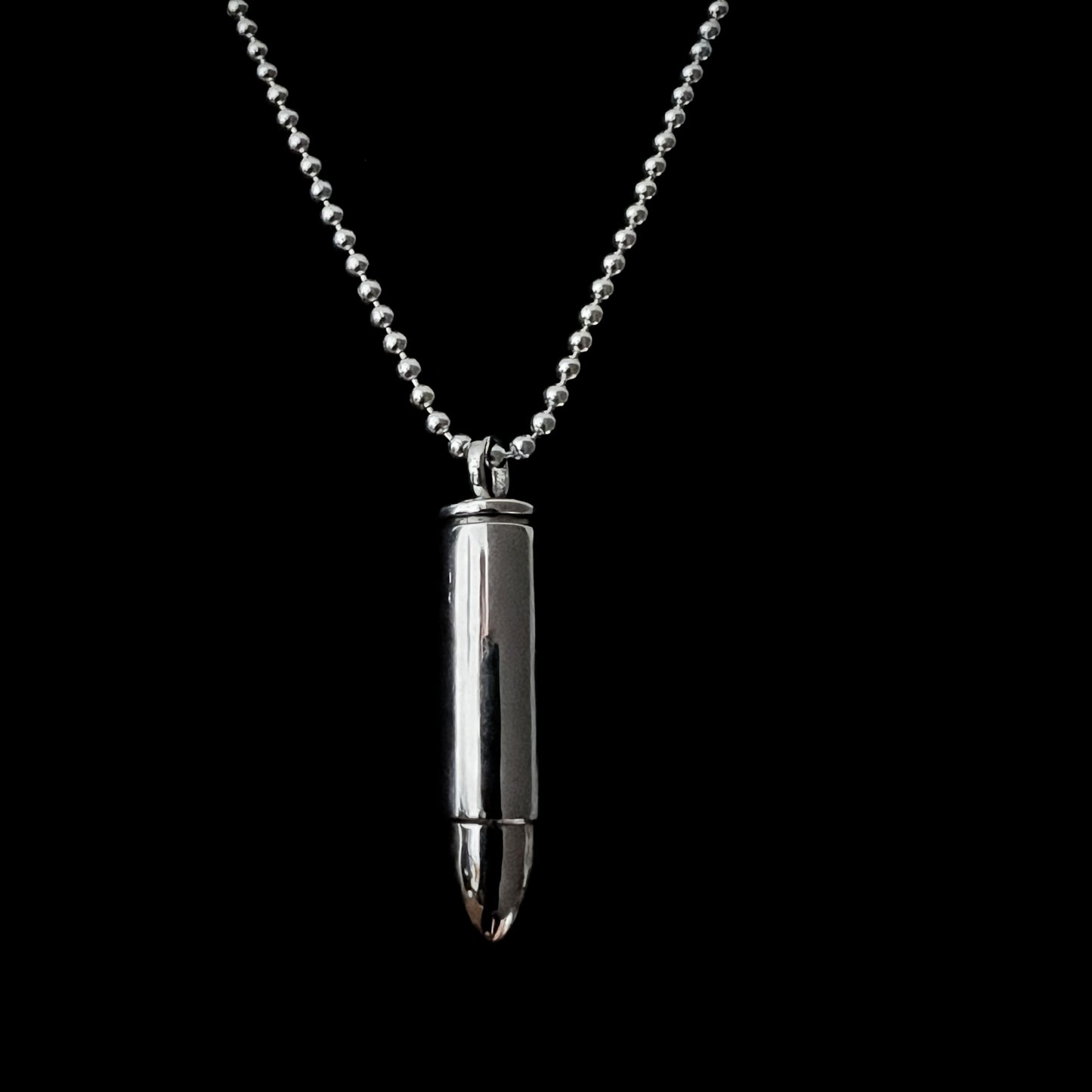 One Hit Wonder sterling silver locket pendant by ROCKSTAR★REFINEMENTS
on ball chain