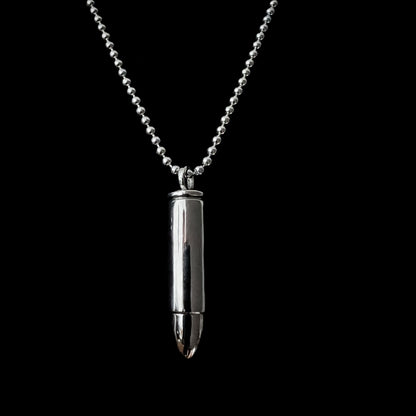 One Hit Wonder sterling silver locket pendant by ROCKSTAR★REFINEMENTS
on ball chain